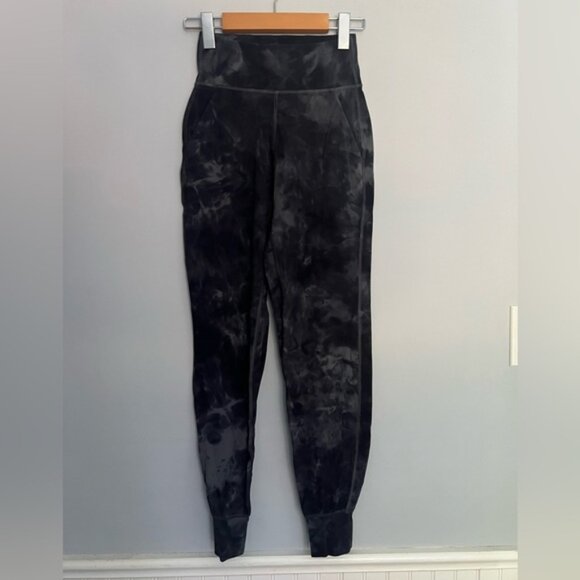 Lululemon Align High Rise Jogger Diamond Dye Graphite Size 2 - Picture 1 of 6
